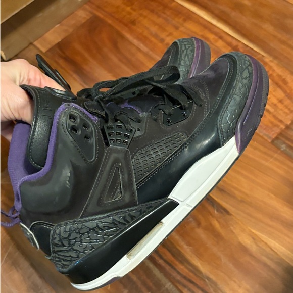 Jordan Spizike Black Court Purple‎ size - Picture 2 of 5